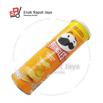 PRINGLES POTATO CHIPS (CHEESY CHEESE) [107g]
