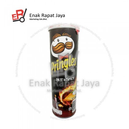 PRINGLES POTATO CHIPS (HOT & SPICY) [107g]