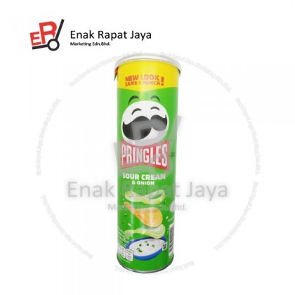 PRINGLES POTATO CHIPS (SOUR CREAM & ONION) [107g]