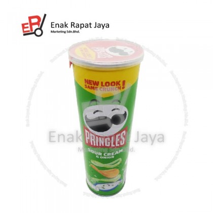 PRINGLES POTATO CHIPS (SOUR CREAM & ONION) [107g]