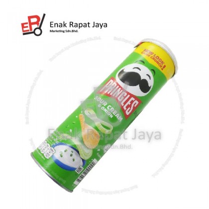 PRINGLES POTATO CHIPS (SOUR CREAM & ONION) [107g]