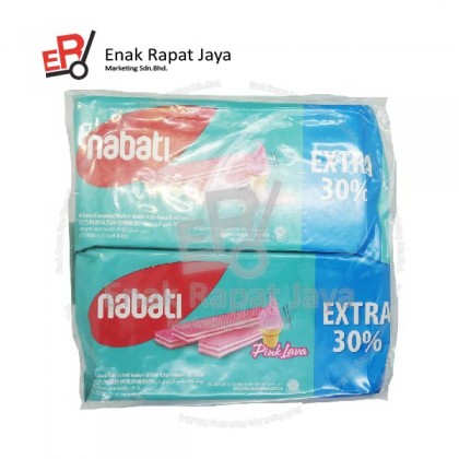 NABATI PINK LAVA WAFER +30% [10pcs x 37g]