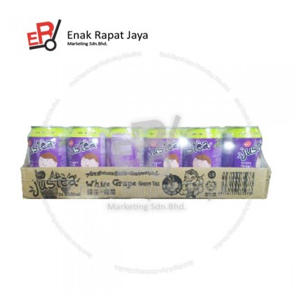 YEO'S JUSTEA ALOE VERA WHITE GRAPE [24x300ml]