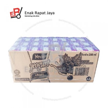YEO'S YOGURT GRAPE [24x250ml]