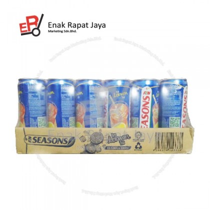 SEASONS ICE LEMON TEA CAN [24x300ml]