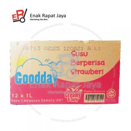 GOODDAY UHT STRAWBERRY MILK [12x1L]