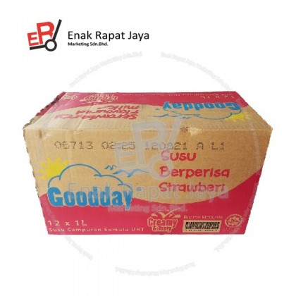 GOODDAY UHT STRAWBERRY MILK [12x1L]