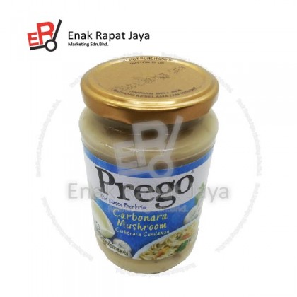 PREGO CARBONARA MUSHROOM PASTA SAUCE-WHITE (BOTTLE) [350g]