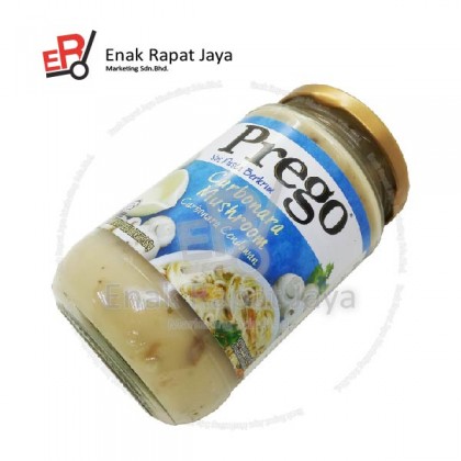 PREGO CARBONARA MUSHROOM PASTA SAUCE-WHITE (BOTTLE) [350g]