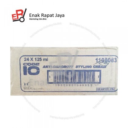 CODE-10 CREAM MOIST (WHITE) [24x125ml]