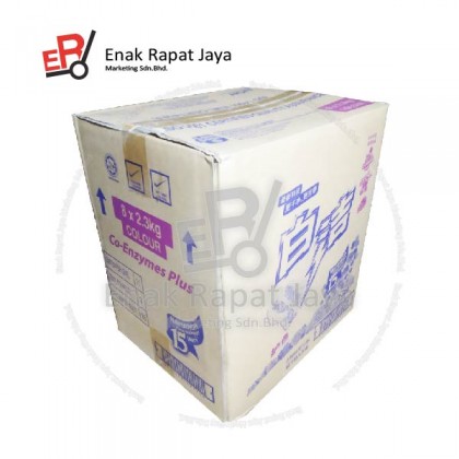 BIOZIP DETERGENT POWDER (COLOUR) [8x2.3kg]