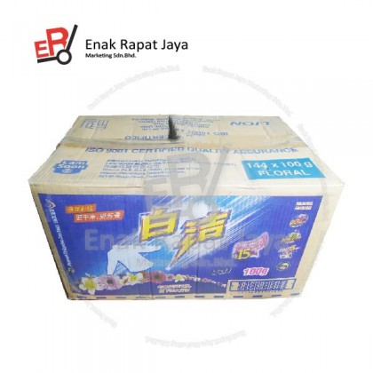 BIOZIP DETERGENT POWDER (FLORAL) [144x100g]