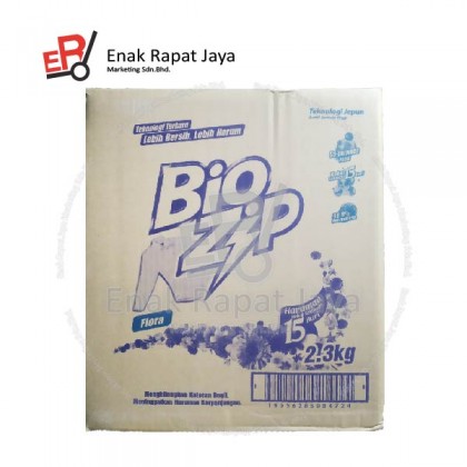 BIOZIP DETERGENT POWDER (FLORAL)[8x2.3kg]