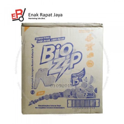 BIOZIP DETERGENT POWDER (ORANGE)[8x2.3kg]