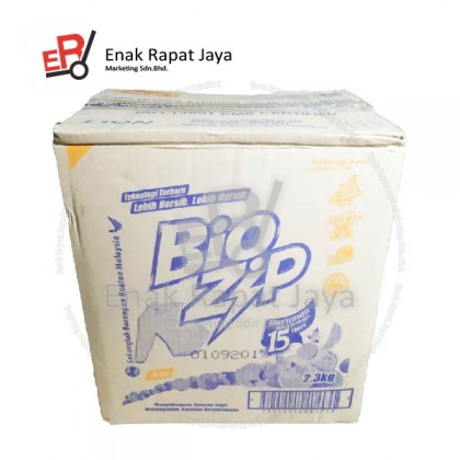 BIOZIP DETERGENT POWDER (ORANGE)[8x2.3kg]