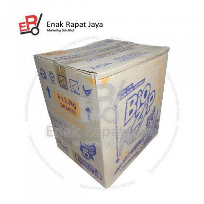 BIOZIP DETERGENT POWDER (ORANGE)[8x2.3kg]