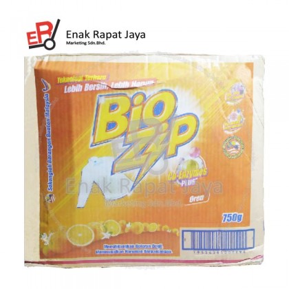 BIOZIP DETERGENT POWDER (ORANGE) [24x750g]
