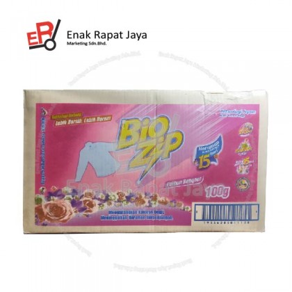 BIOZIP DETERGENT POWDER (PARFUM BOUQUET) [144x100g]