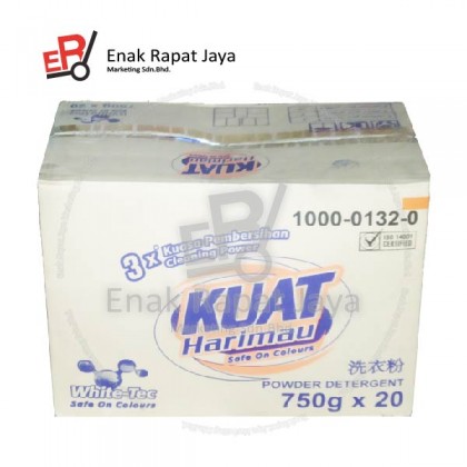 KUAT HARIMAU WHITE-TEC POWDER PUTIH [20x750g]