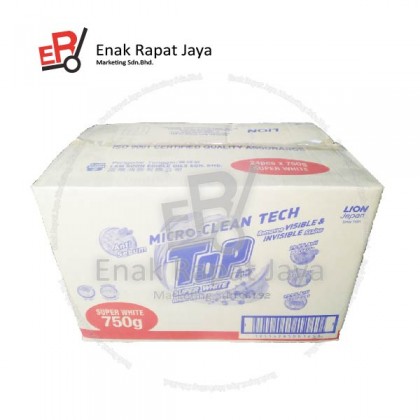 TOP DETERGENT POWDER SUPER WHITE (RED) [24x750g]