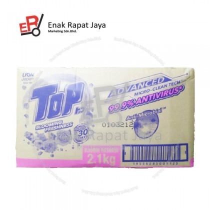 TOP DETERGENT POWDER BLOOMING FRESHNESS (PINK) [8x2.1kg]