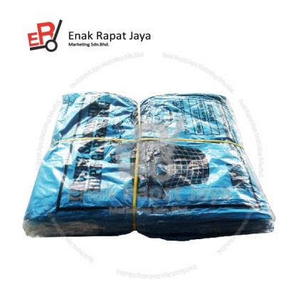 PLASTIC SAMPAH O.KUAT (BIRU) 18x21 [1x200pack]