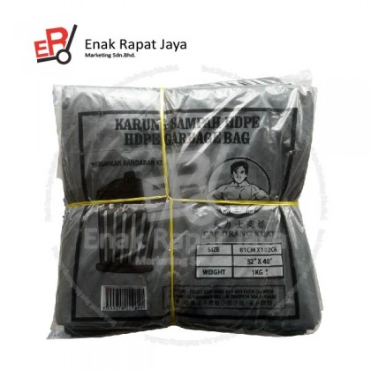 PLASTIC SAMPAH 1kg GB 32"x40" [30packx1kg]