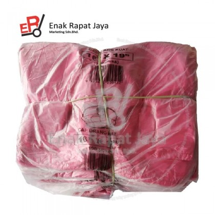 PLASTIC MERAH O.KUAT 16"x19" ±100PCS