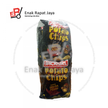 JACK N JILL POTATO CHIPS (EXTRA HOT & SPICY) [12x60g]