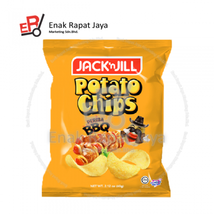 JACK N JILL POTATO CHIPS (BBQ) [12x60g]