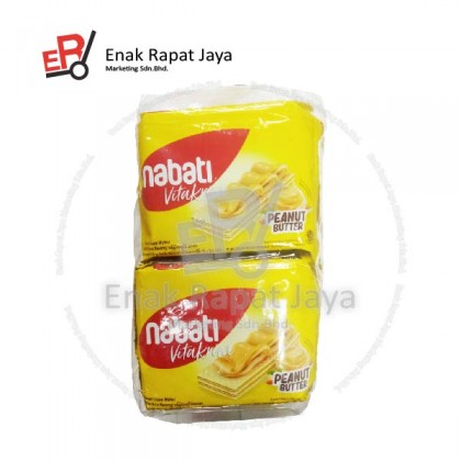 NABATI PEANUT CREAM WAFER [10pcsx6polysx39g]