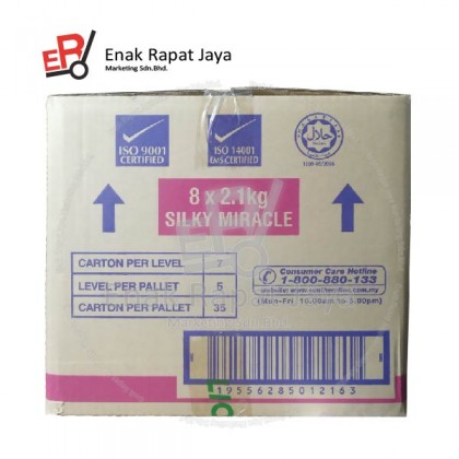 TOP DETERGENT POWDER (SILKY MIRACLE) [8x2.1kg]