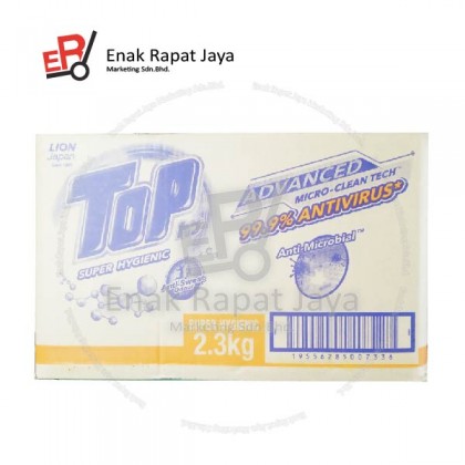 TOP DETERGENT POWDER SUPER HYGIENIC (YELLOW) [8x2.3kg]