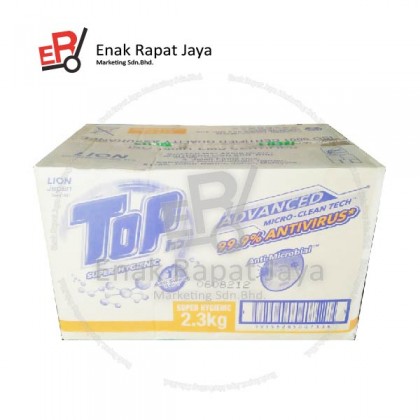 TOP DETERGENT POWDER SUPER HYGIENIC (YELLOW) [8x2.3kg]