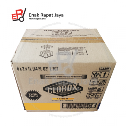CLOROX T/P LEMON[ 2 x 6 x 1L]