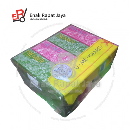 PREMIER FACIAL TISSUE NATURE 80's [80'sx4boxesx16poly]