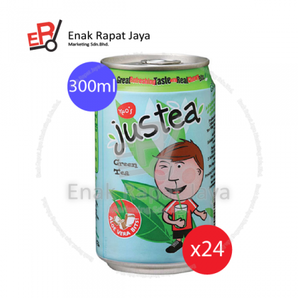 YEO's JUSTEA GREEN TEA ALOE VERA (BLUE) [24x300ml]