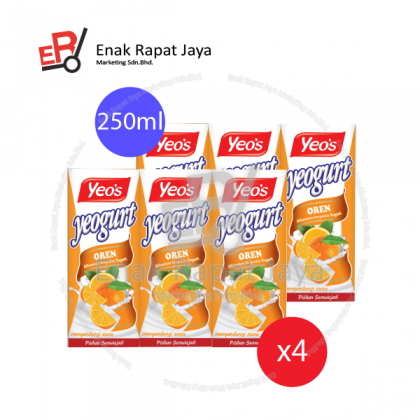 YEO'S YOGURT ORANGE [24x250ml]
