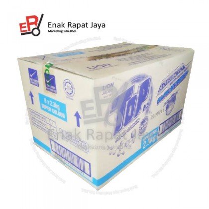 TOP DETERGENT POWDER SUPER COLOUR (BLUE) [8x2.1kg]