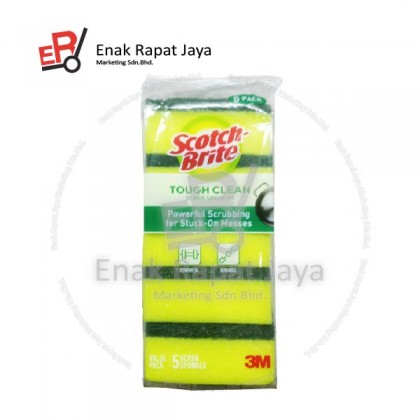 SCOTCH-BRITE SCRUB SPONGES [5's]