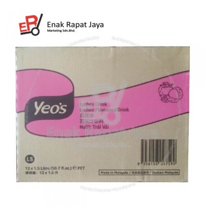 YEO'S LYCHEE (BOTTLE) [12x1.5L]