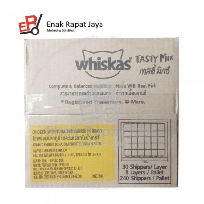 WHISKAS TASTY MIX CHICKEN & TUNA [28x70g]