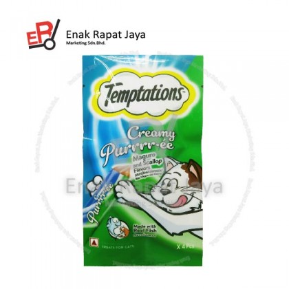 TEMPTATIONS™ CREAMY PURE - MAGURO & SCALLOP [12PACKS x 24g]