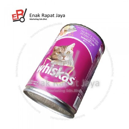WHISKAS (400g) CANNED (MACKAREL & SARDINE / OCEAN FISH / TUNA)