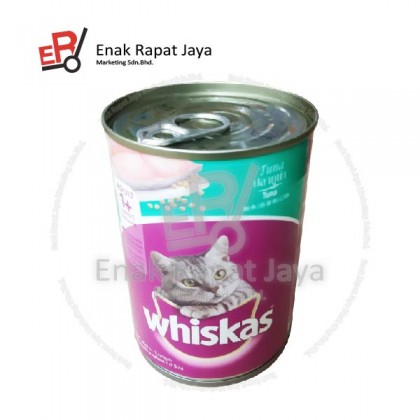 WHISKAS (400g) CANNED (MACKAREL & SARDINE / OCEAN FISH / TUNA)