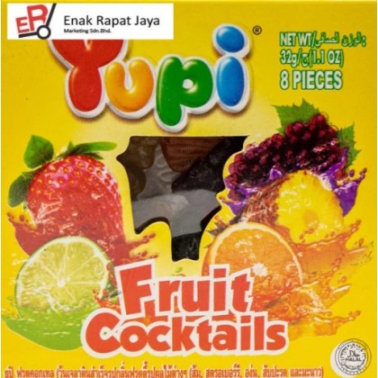 YUPI FRUIT COCKTAIL BIG TRAY [24pkx6outersx30g]