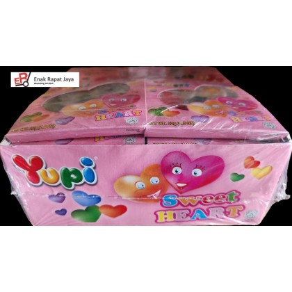 YUPI SWEET HEART BIG TRAY [24pkx6outersx30g]