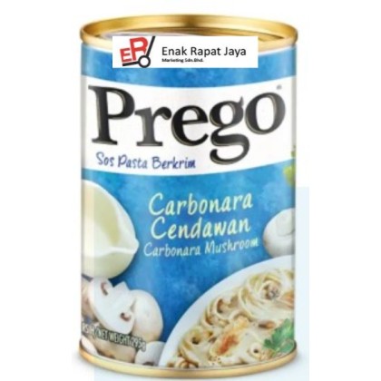 PREGO CARBONARA MUSHROOM PASTA SAUCE(WHITE) [24x295g]