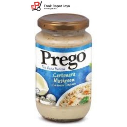 PREGO CARBONARA MUSHROOM PASTA SAUCE-WHITE (BOTTLE) [665g]