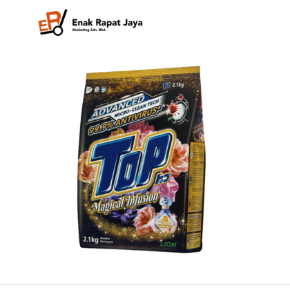 TOP DETERGENT POWDER MAGICAL INFUSION (BLACK) [8x2.1kg]